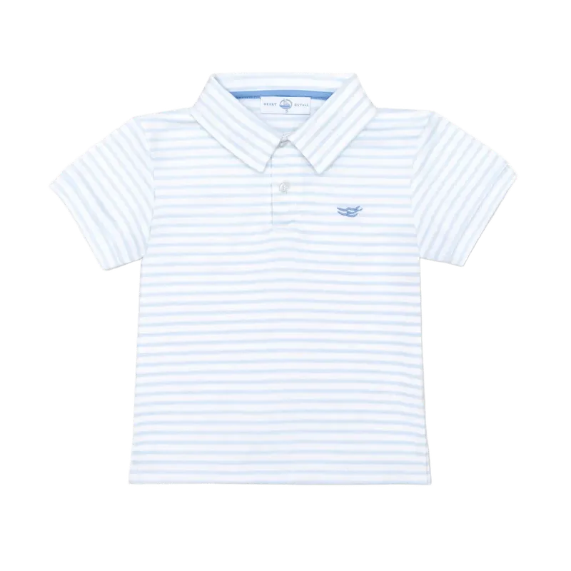 Carter Polo in Bailey's Bay Blue Stripe
