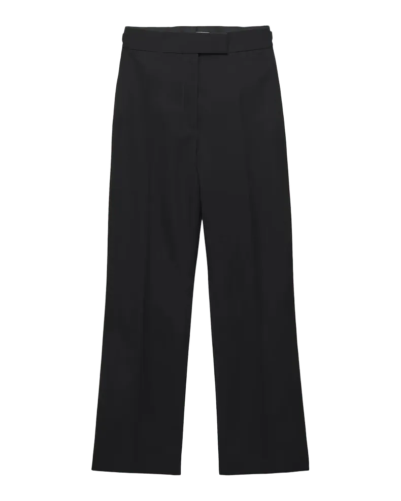 Compact Wool Gabardine Pants