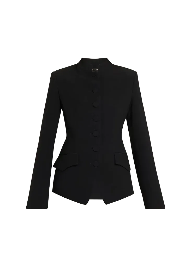 Alec Slim Crepe Jacket
