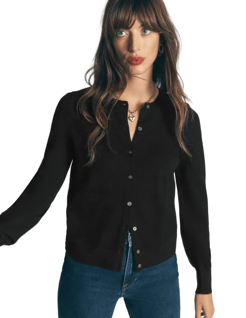 Camilla Cotton Crew Cardigan
