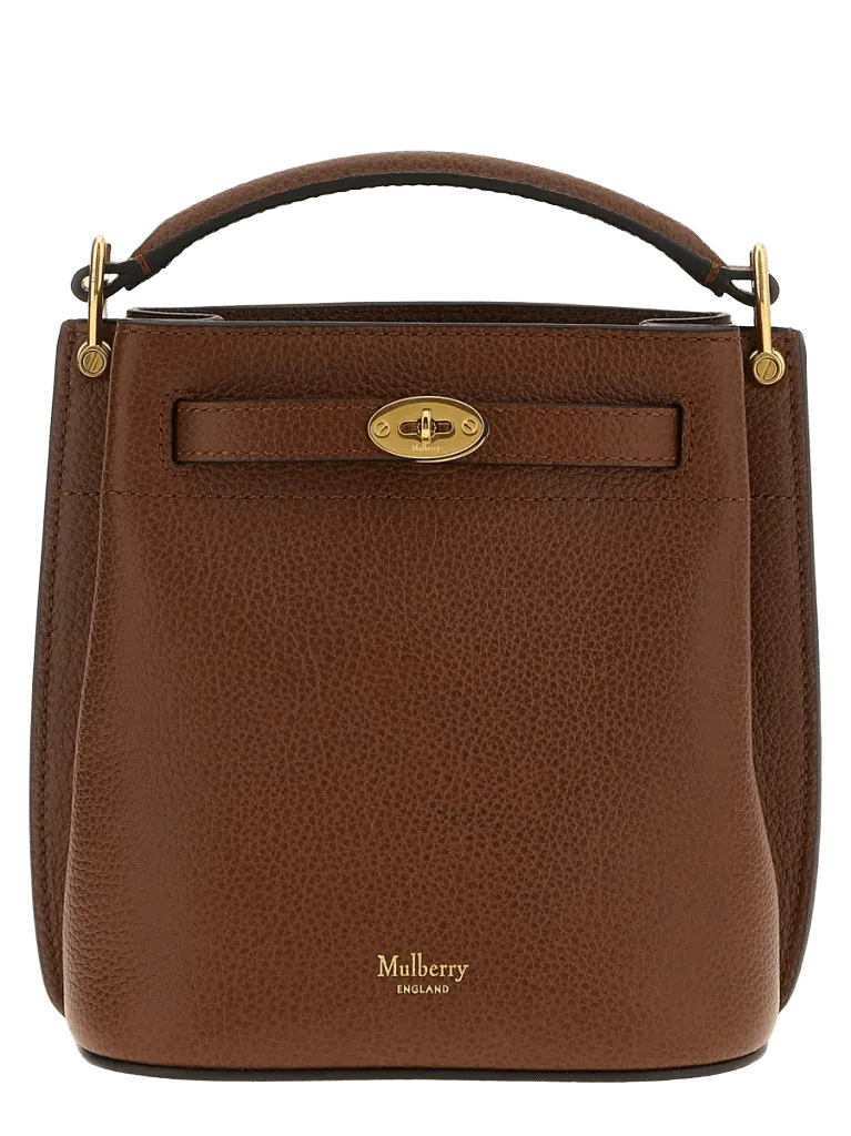 Mulberry Top Handle Bag — Brown