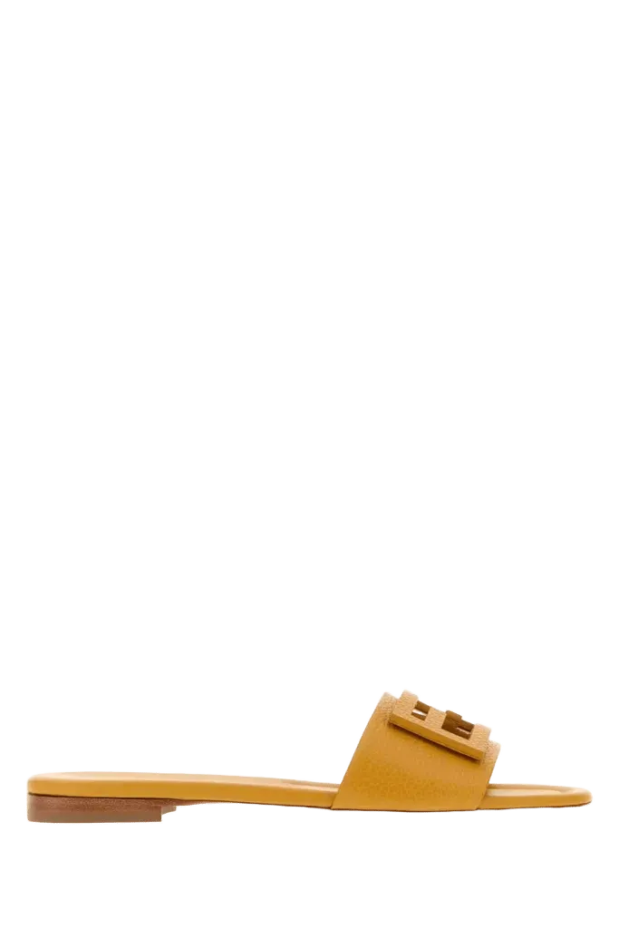 Fendi Baguette Slide — Yellow
