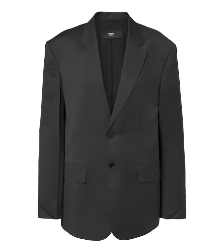 Wool and mohair blazer