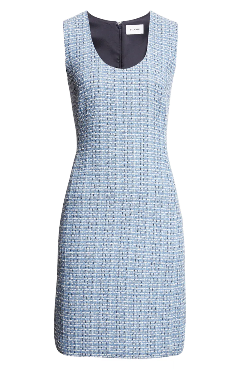 Vilette Tweed Shift Dress