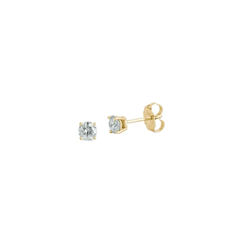 DRD Diamond Solitaire Studs 0.50 Ct. Total Weight