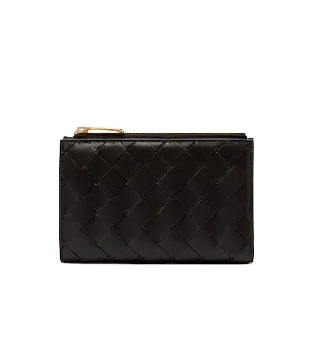 Intrecciato Small leather wallet