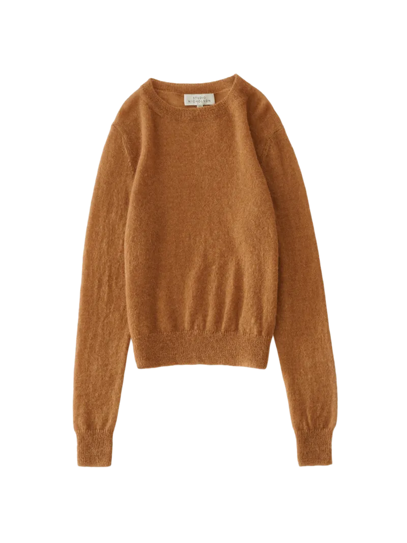 Eyla Alpaca Knit in Camel