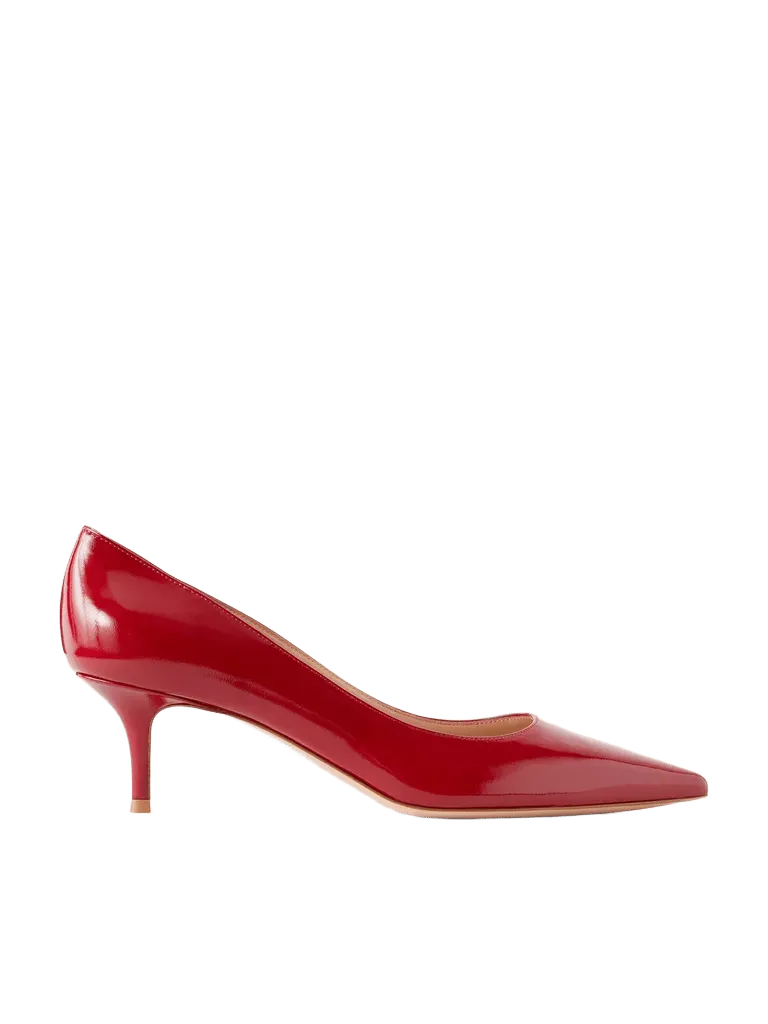 Gianvito 55 patent-leather pumps
