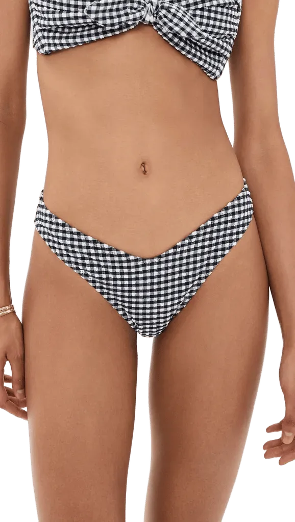 Gingham Lulu Bikini Bottoms