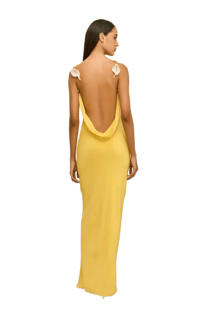 CELESTINA GOWN - CANARY