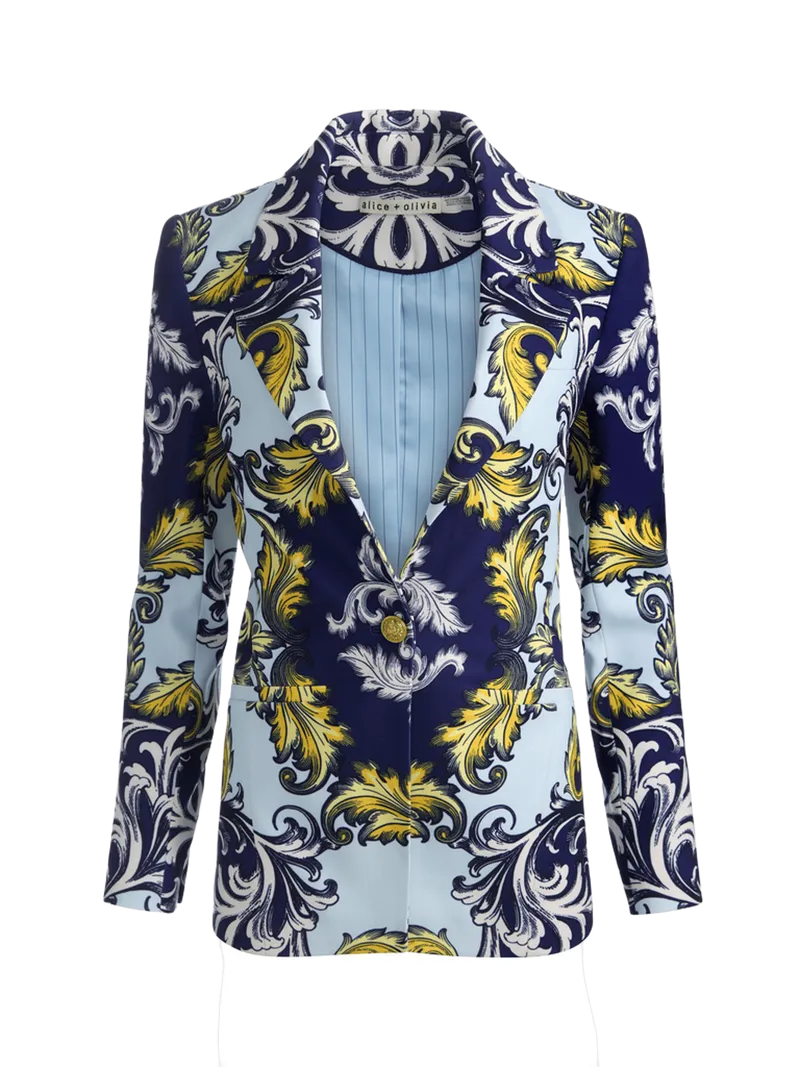 HOPE FITTED BLAZER - ANTIQUE SCROLL