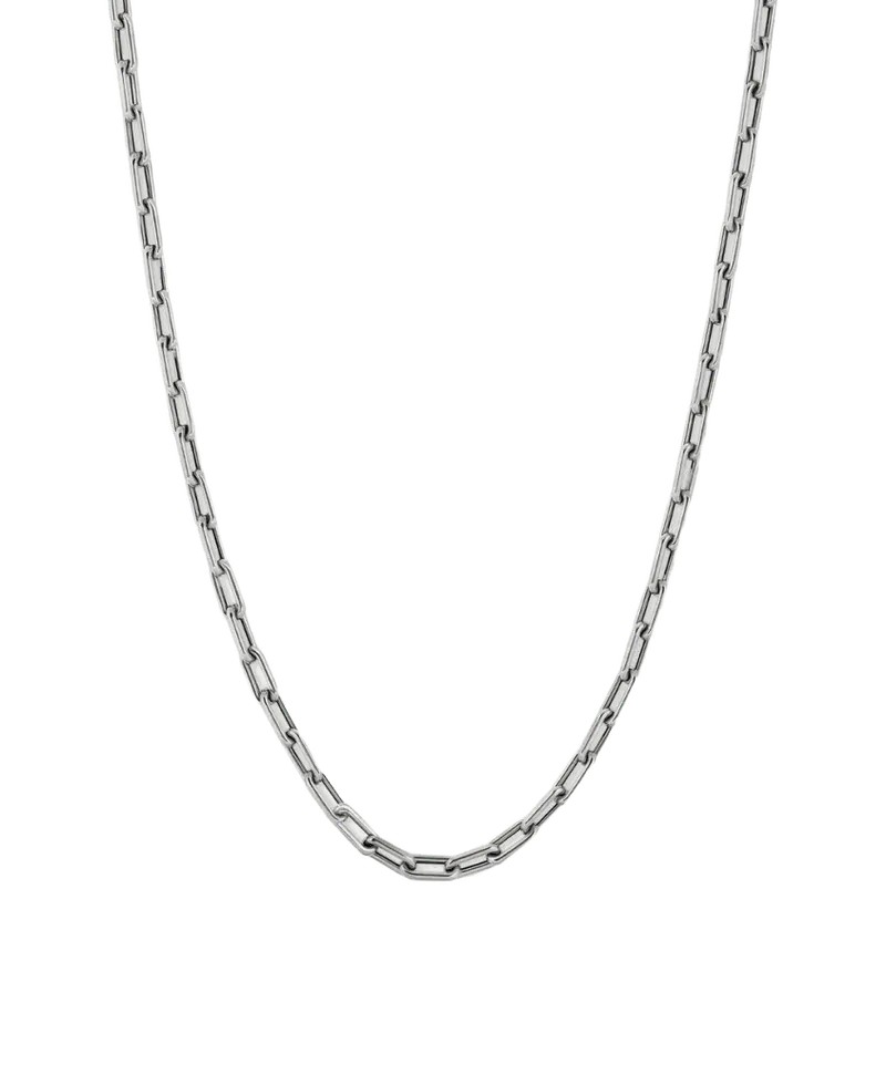 4mm Italian Chain Link Necklace in Sterling Silver