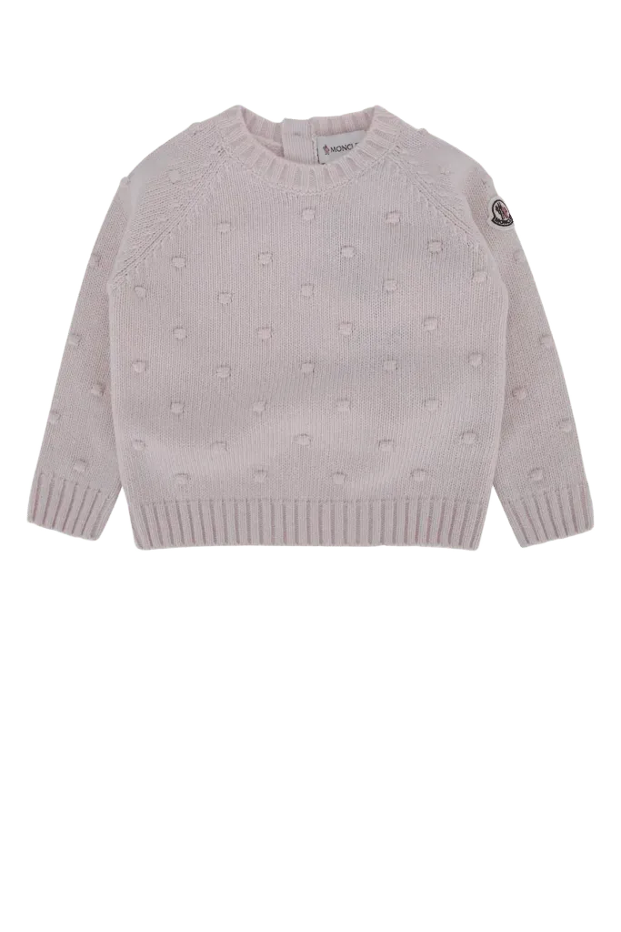 Moncler Jr Clothing Sweater — Pink