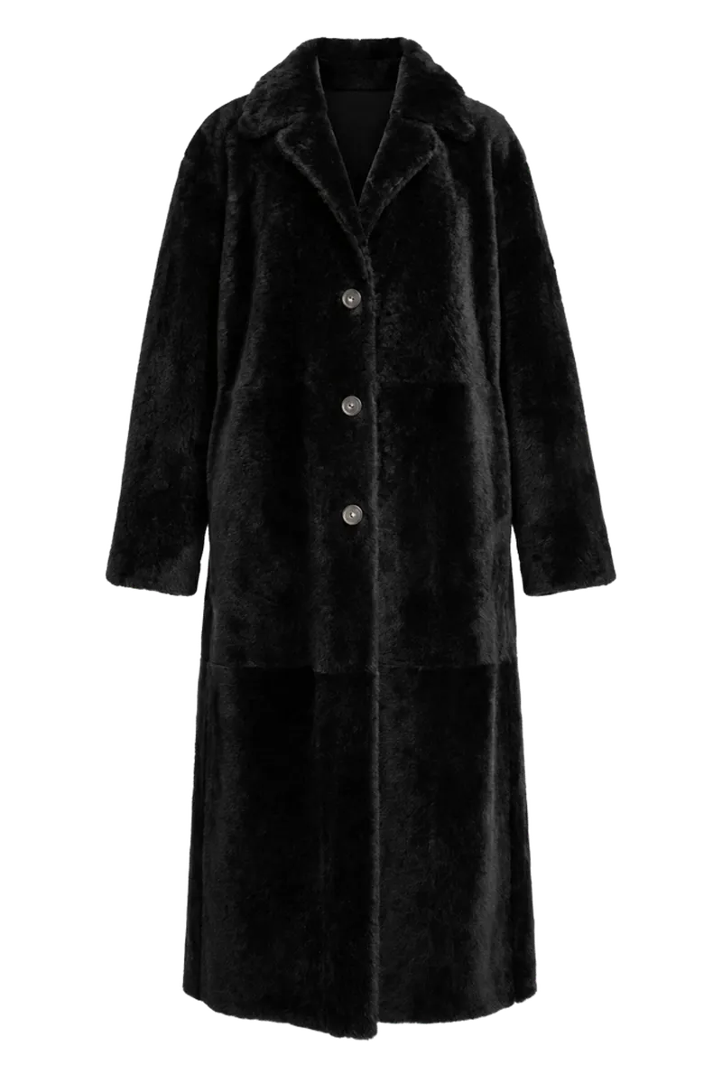 Shearling Long Coat