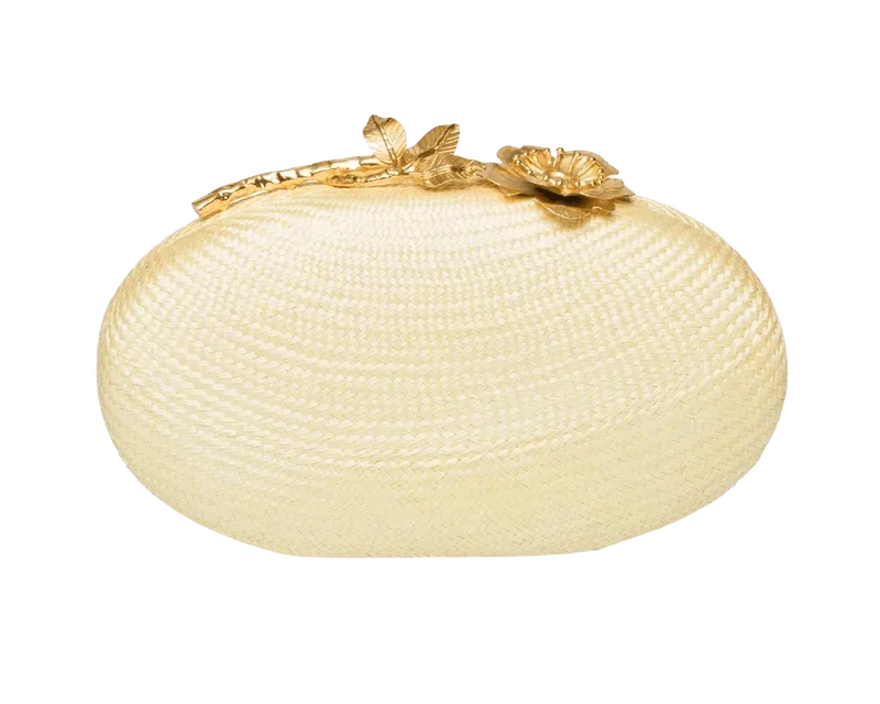 Joanna Clutch in Pale Yellow