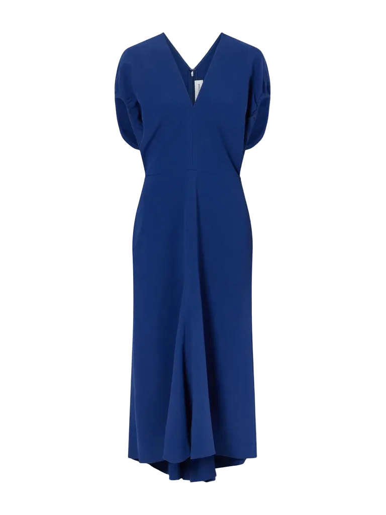 Edith crepe midi dress