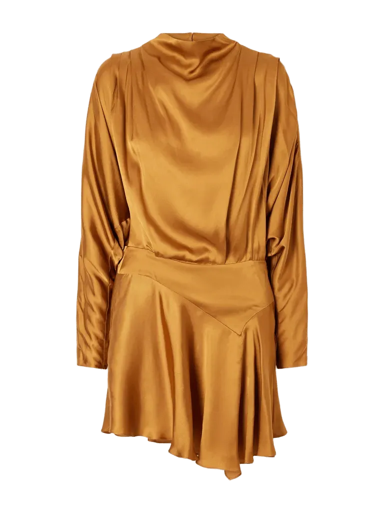 Neline satin mini dress