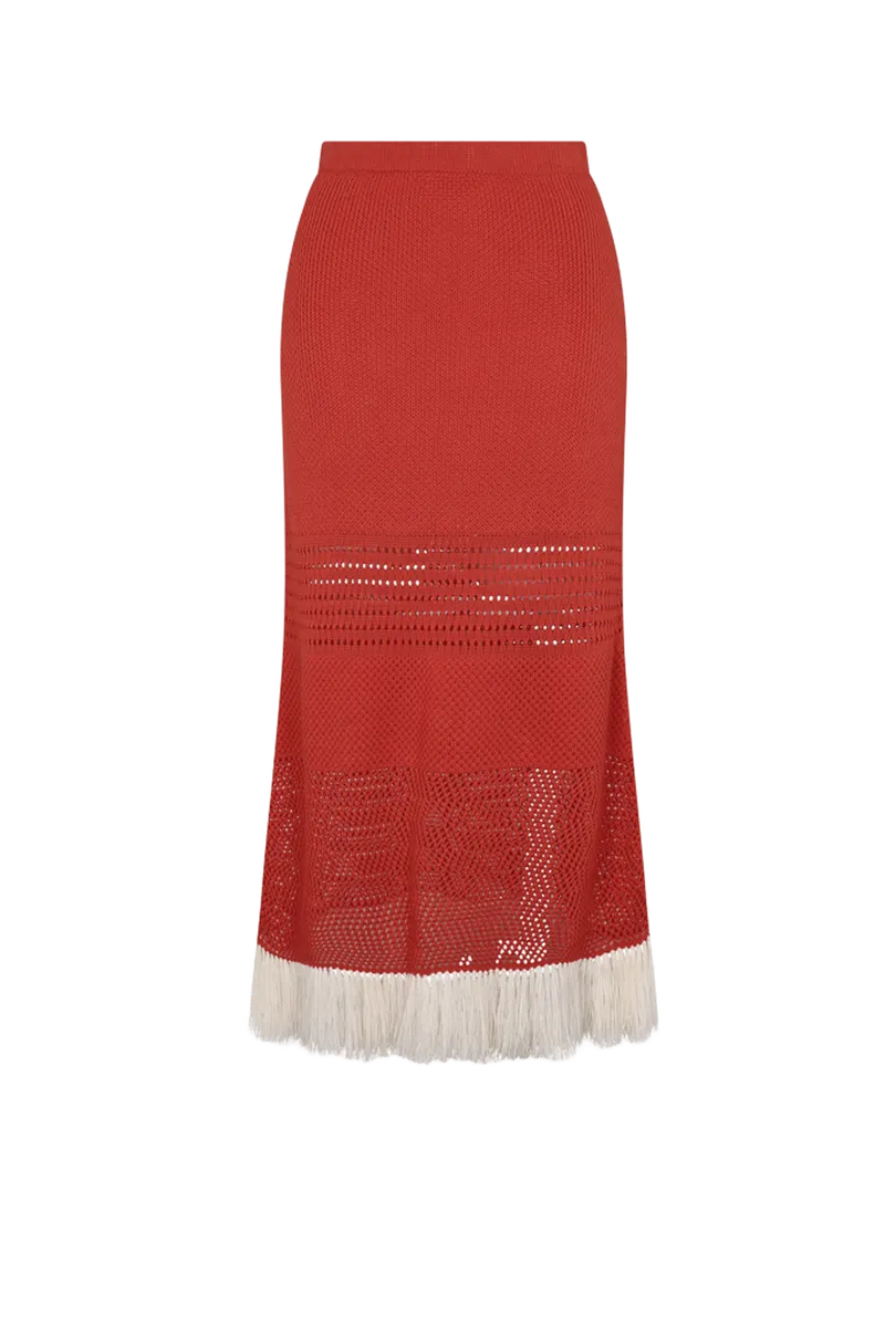 CARISA SKIRT | TANGERINE