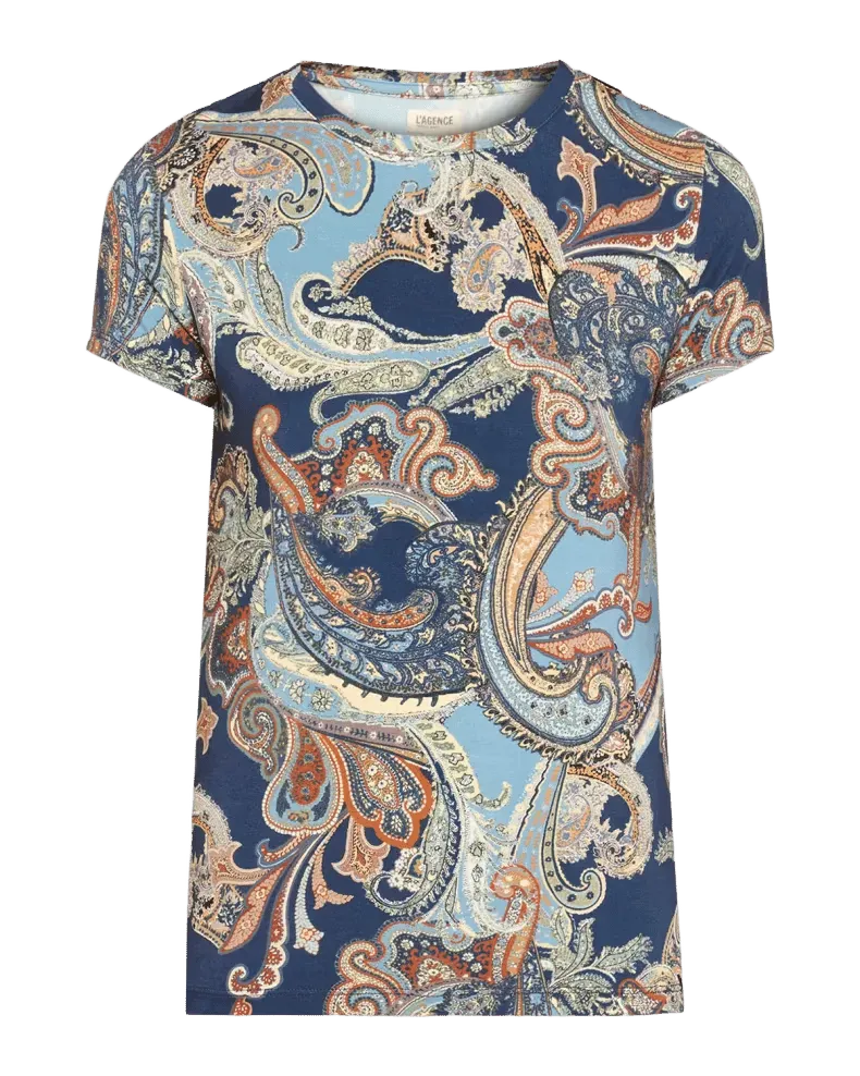 Ressi Paisley Short-Sleeve Jersey T-Shirt