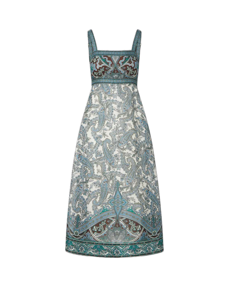 Rye Linen-Silk Midi Dress