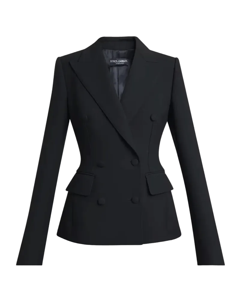 Double Crepe Slim Double-Breasted Jacket