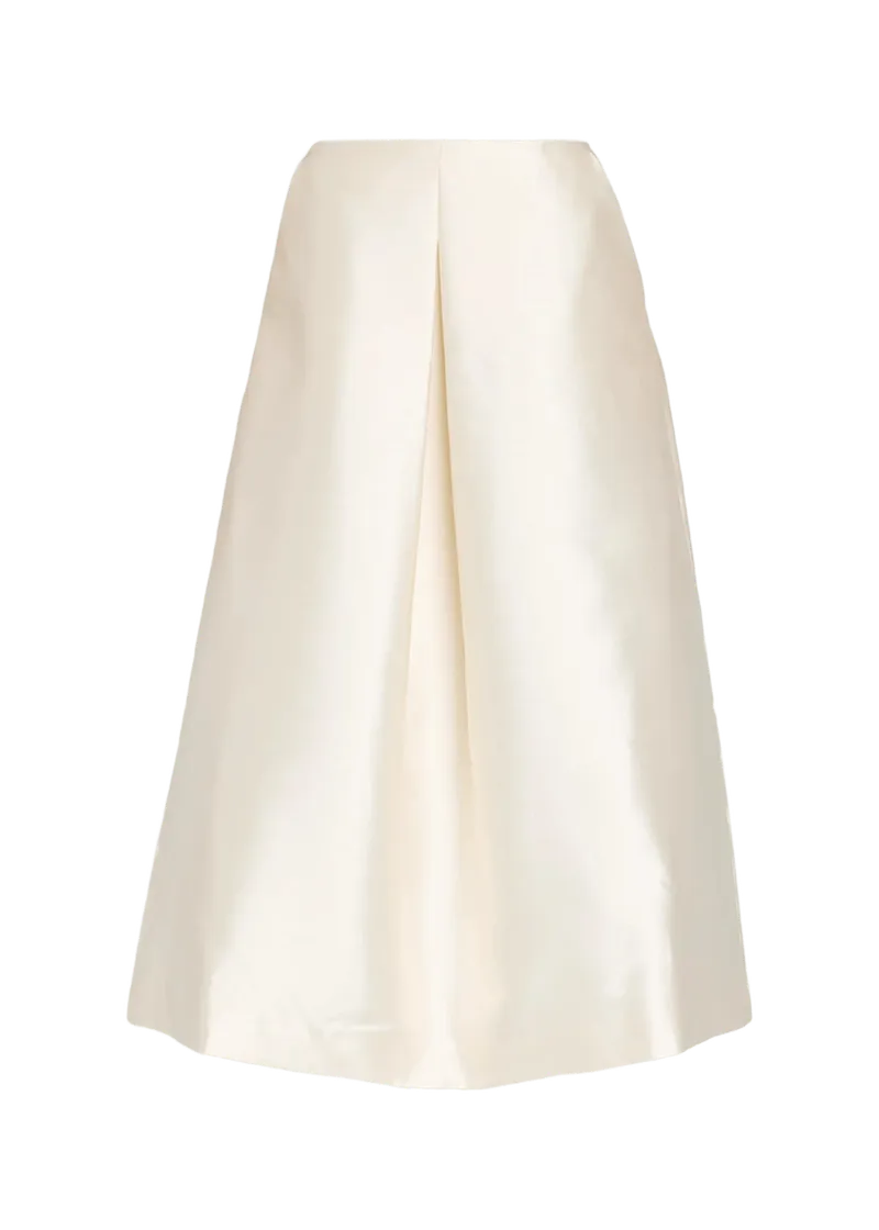 Vexa Satin Midi Skirt
