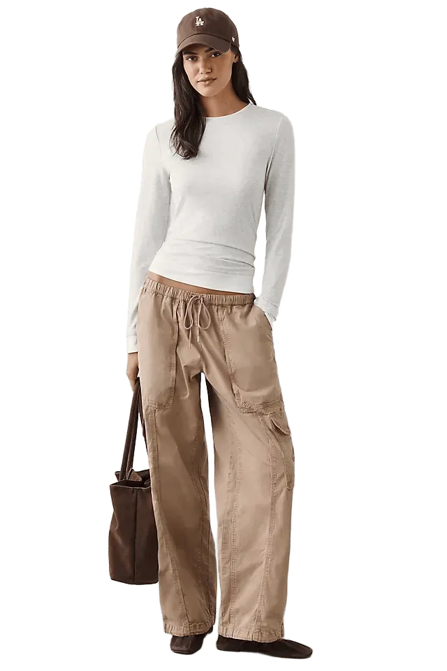 Daily Practice 100% Cotton Pull On Cargo Pants
