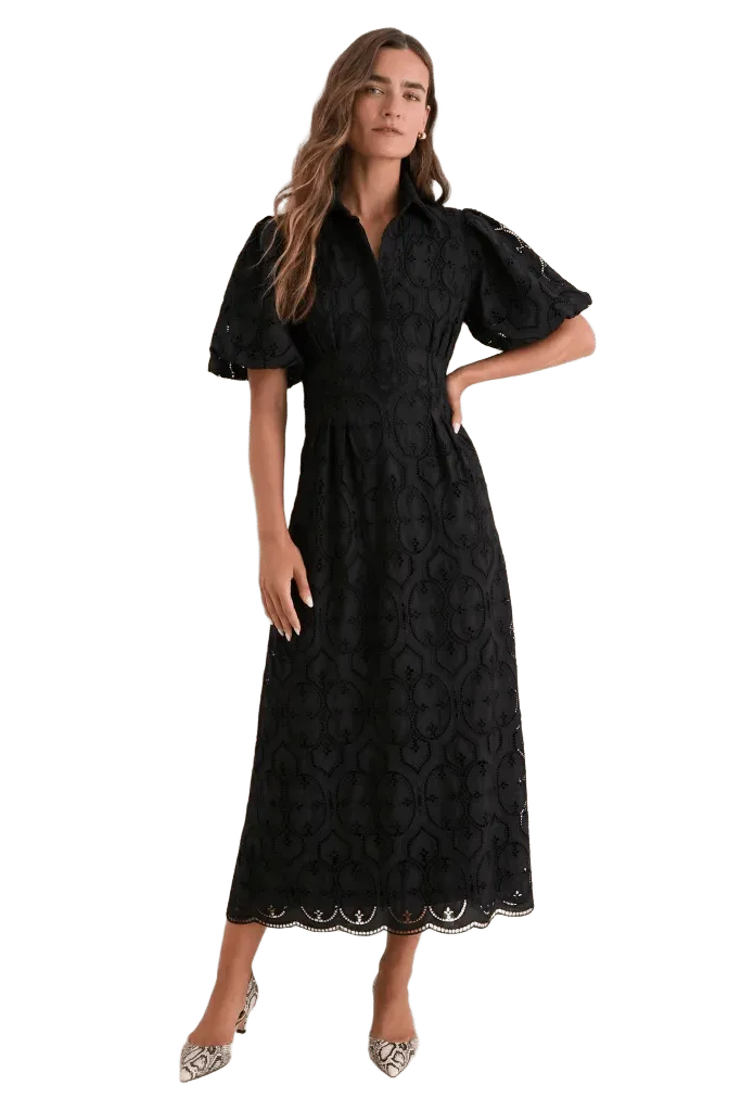 Night Eyelet Delaney Dress