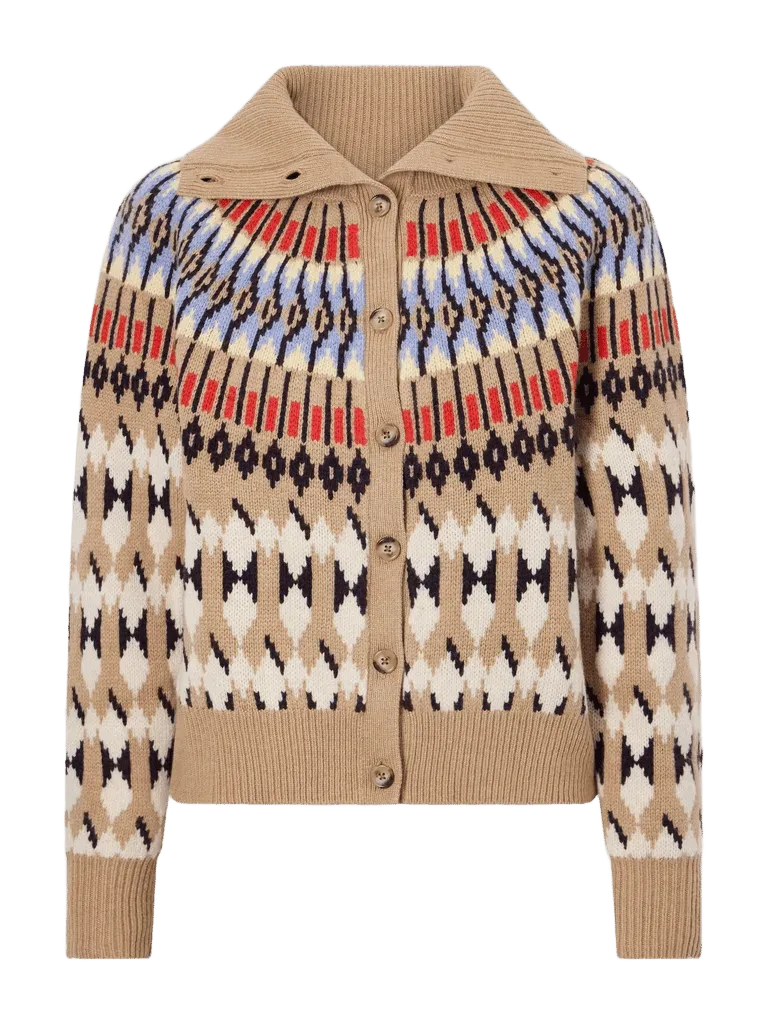 Wool and cashmere-blend cardigan