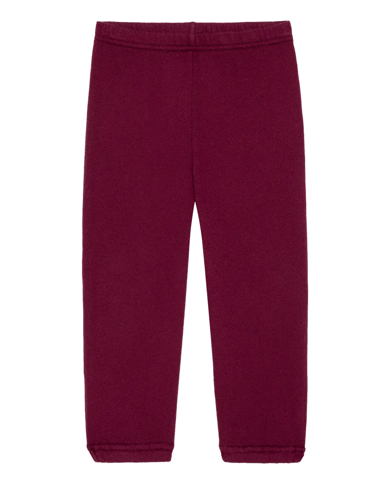 The Little Fleece Stadium Sweatpant. -- Plum