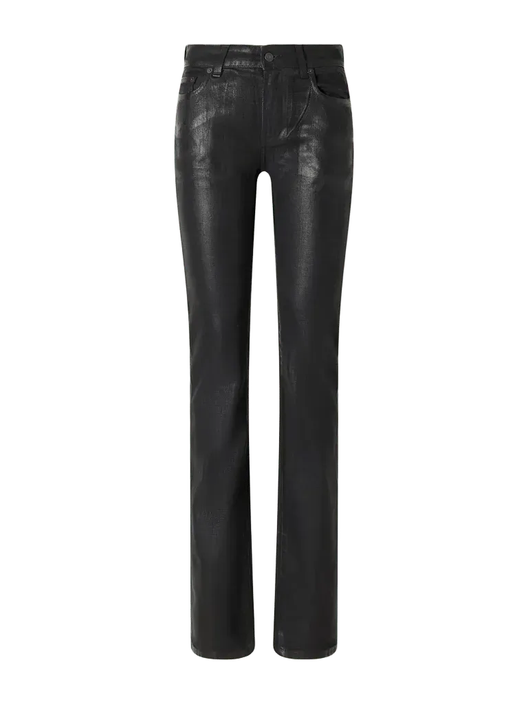 High-rise skinny jeans