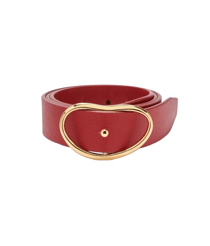 Wide Georgia Belt in Red