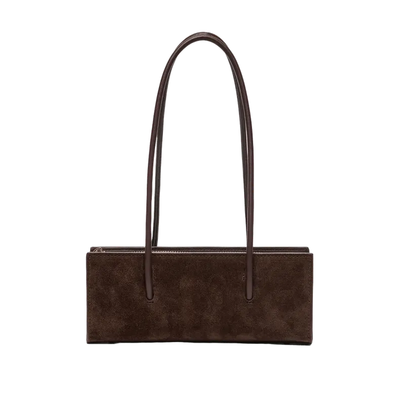 Bestie Handbag Espresso Suede