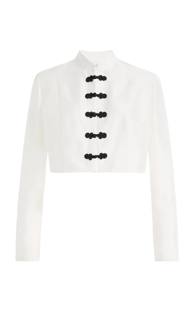 Exclusive The Fitted Crepe Top