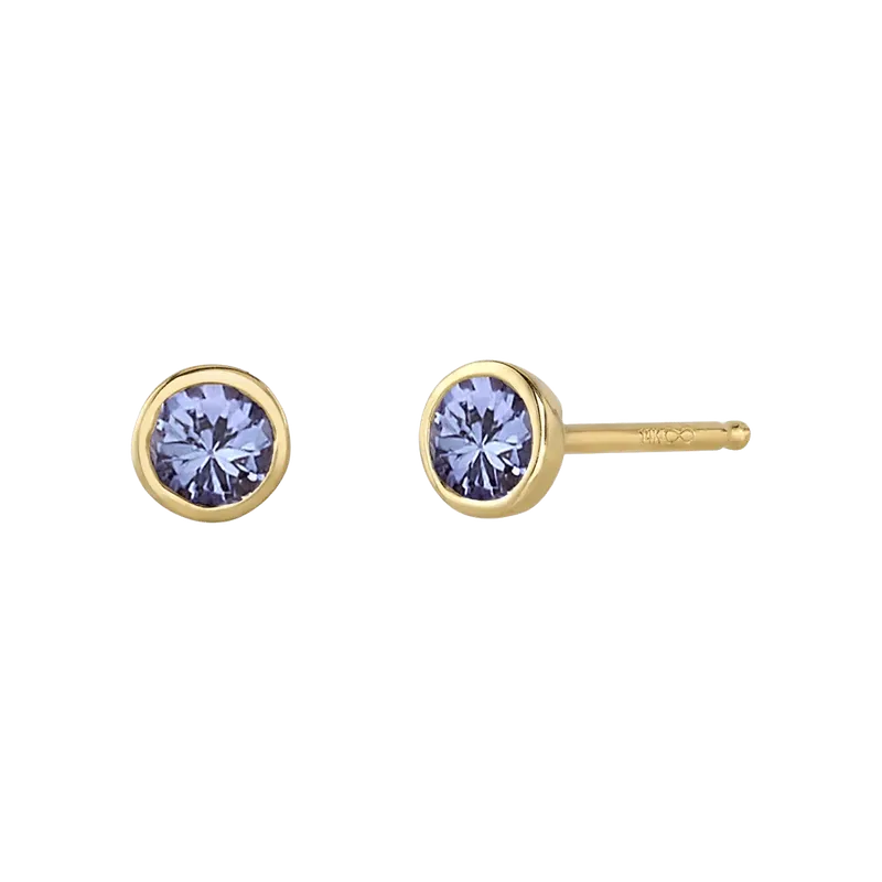 Tanzanite Birthstone Earrings