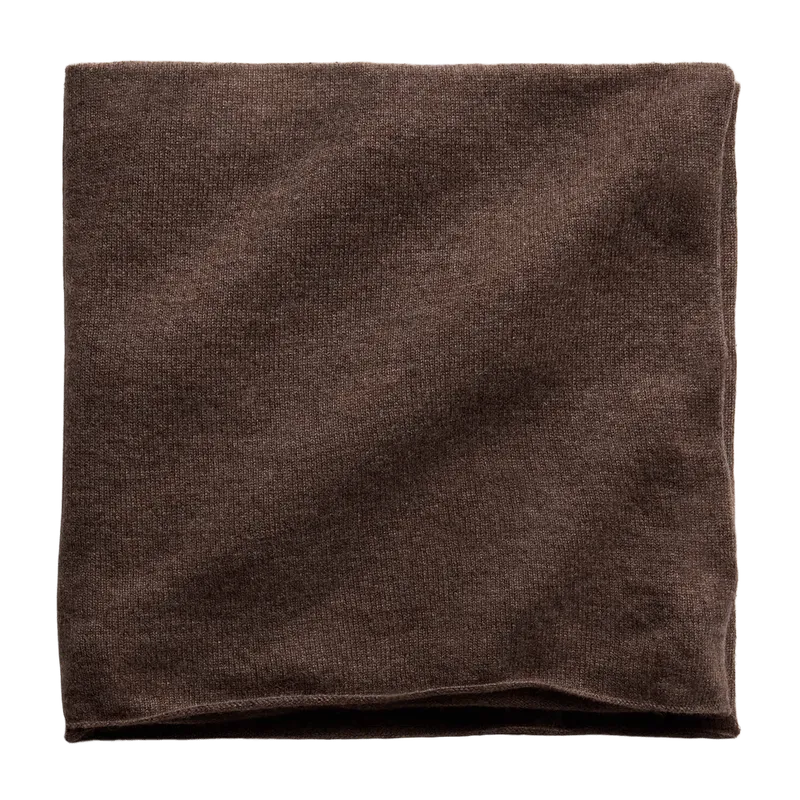 Open Knit Cashmere Scarf - Brownstone