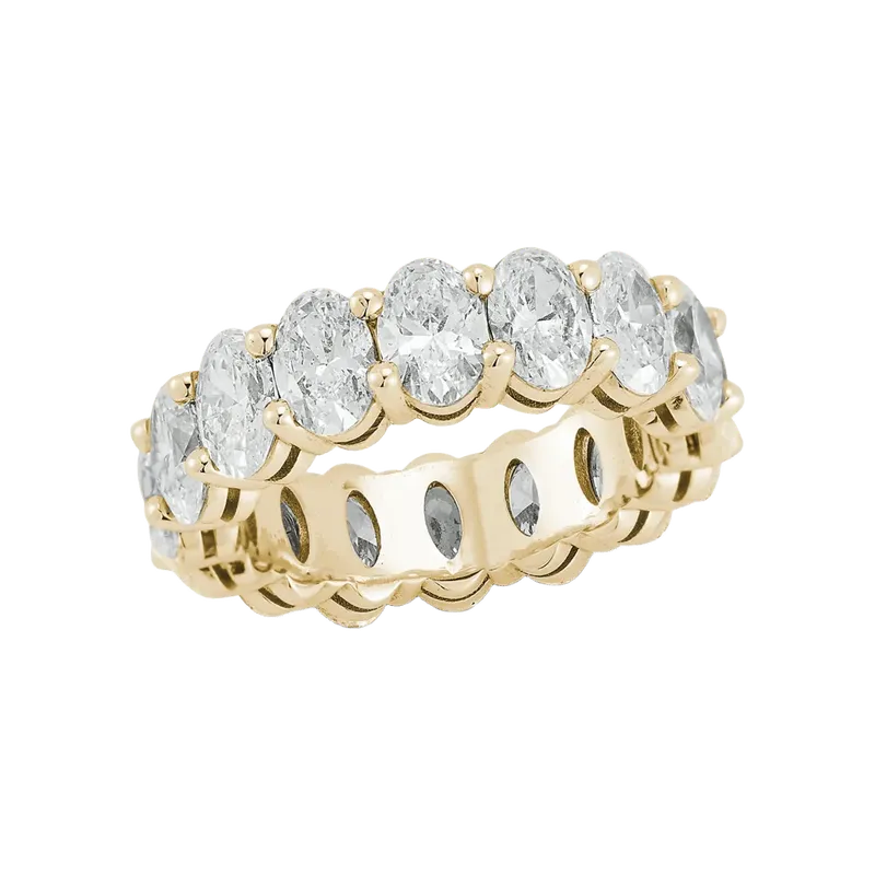 DRD 0.40 Ct. Oval Diamond Eternity Ring