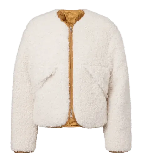 Mallero reversible teddy down jacket