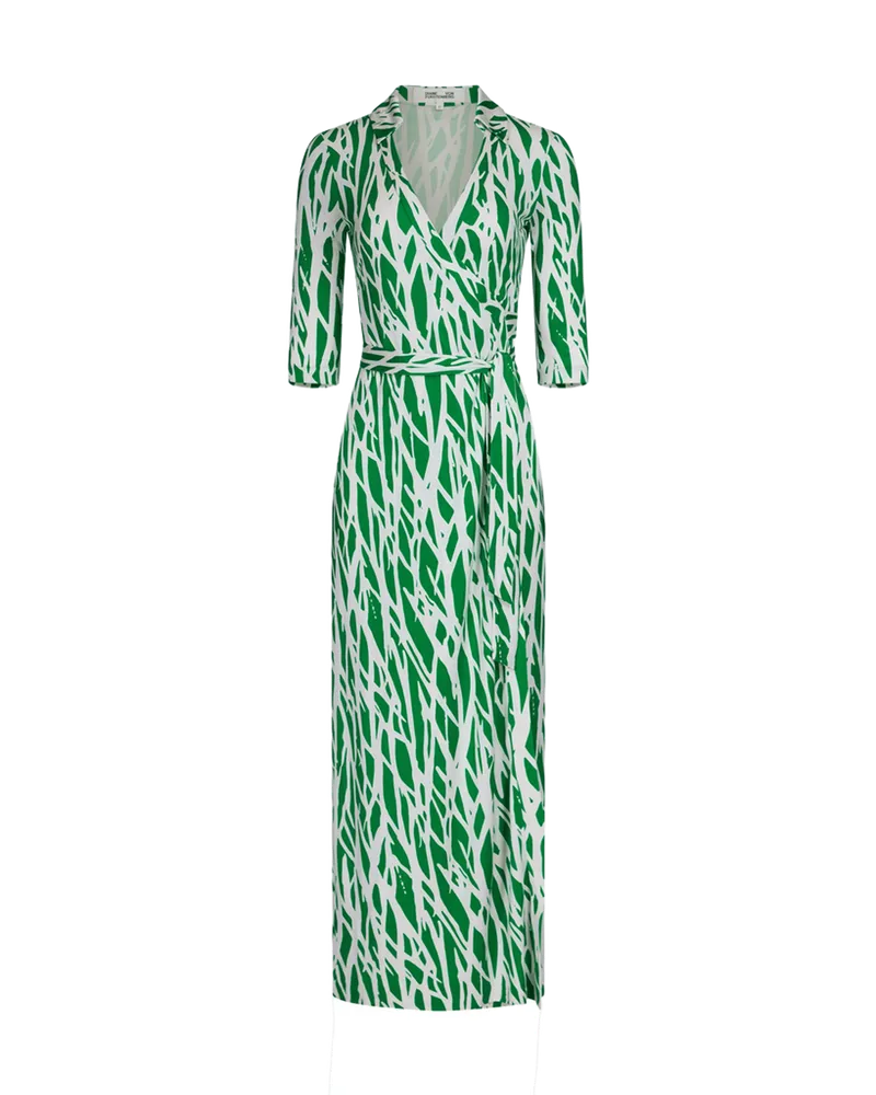 Abigail Silk Jersey Maxi Wrap Dress