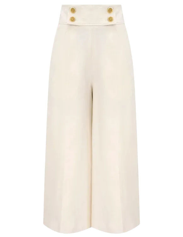 Clash Linen Culotte
