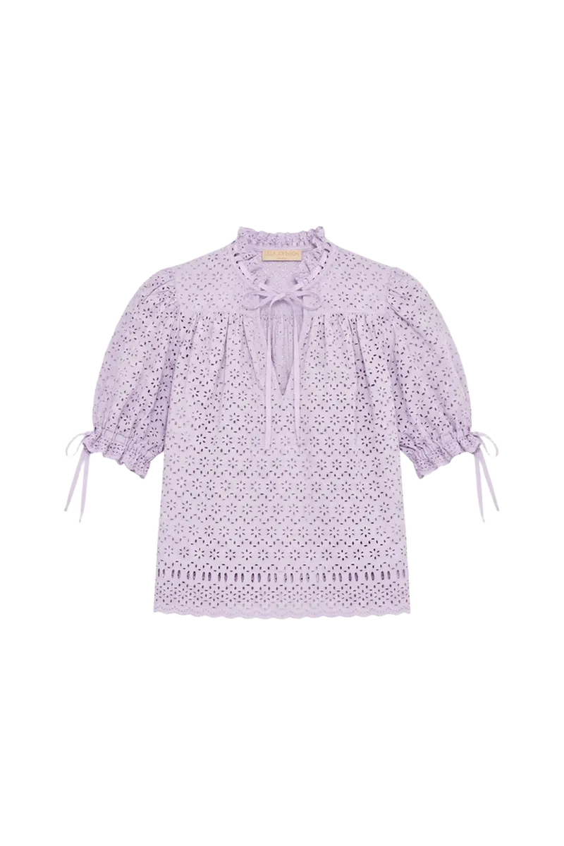 Alouette Cotton Top - Wisteria