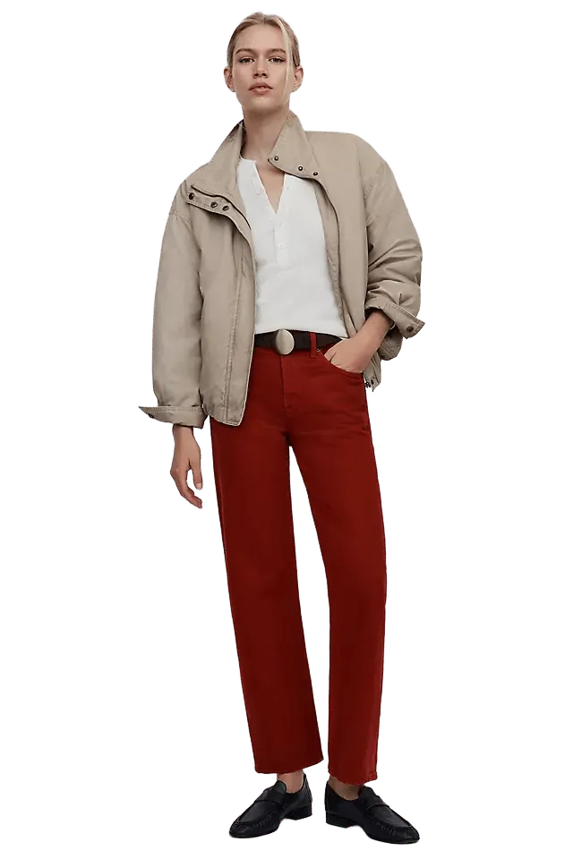 PISTOLA Lexi Mid Rise Bowed Straight Leg Jeans