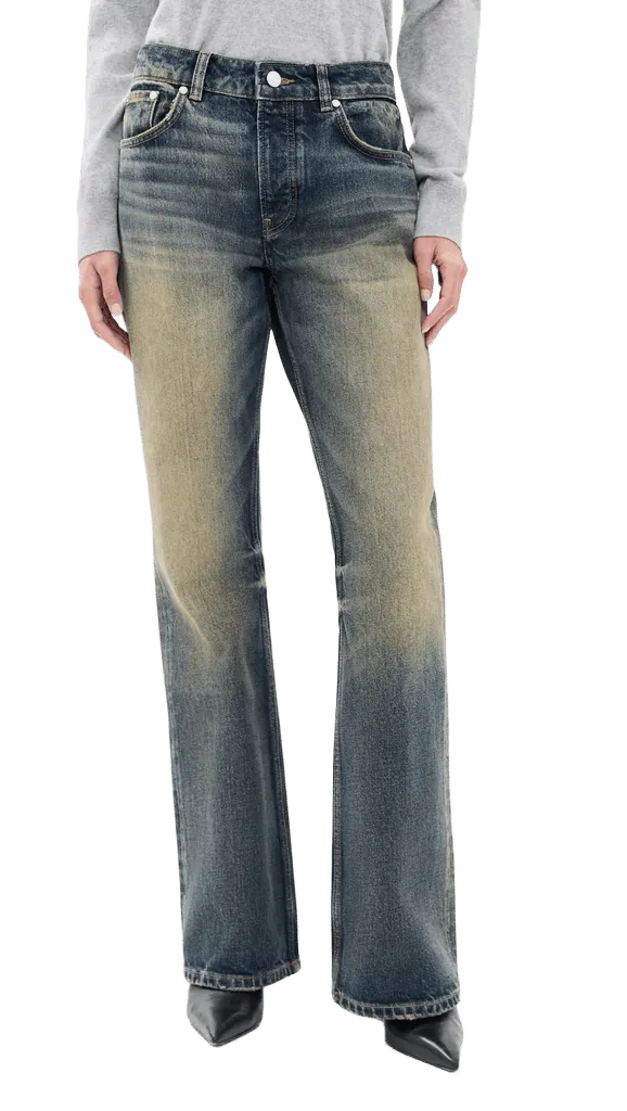 Rowan Mid Rise Flare Jeans