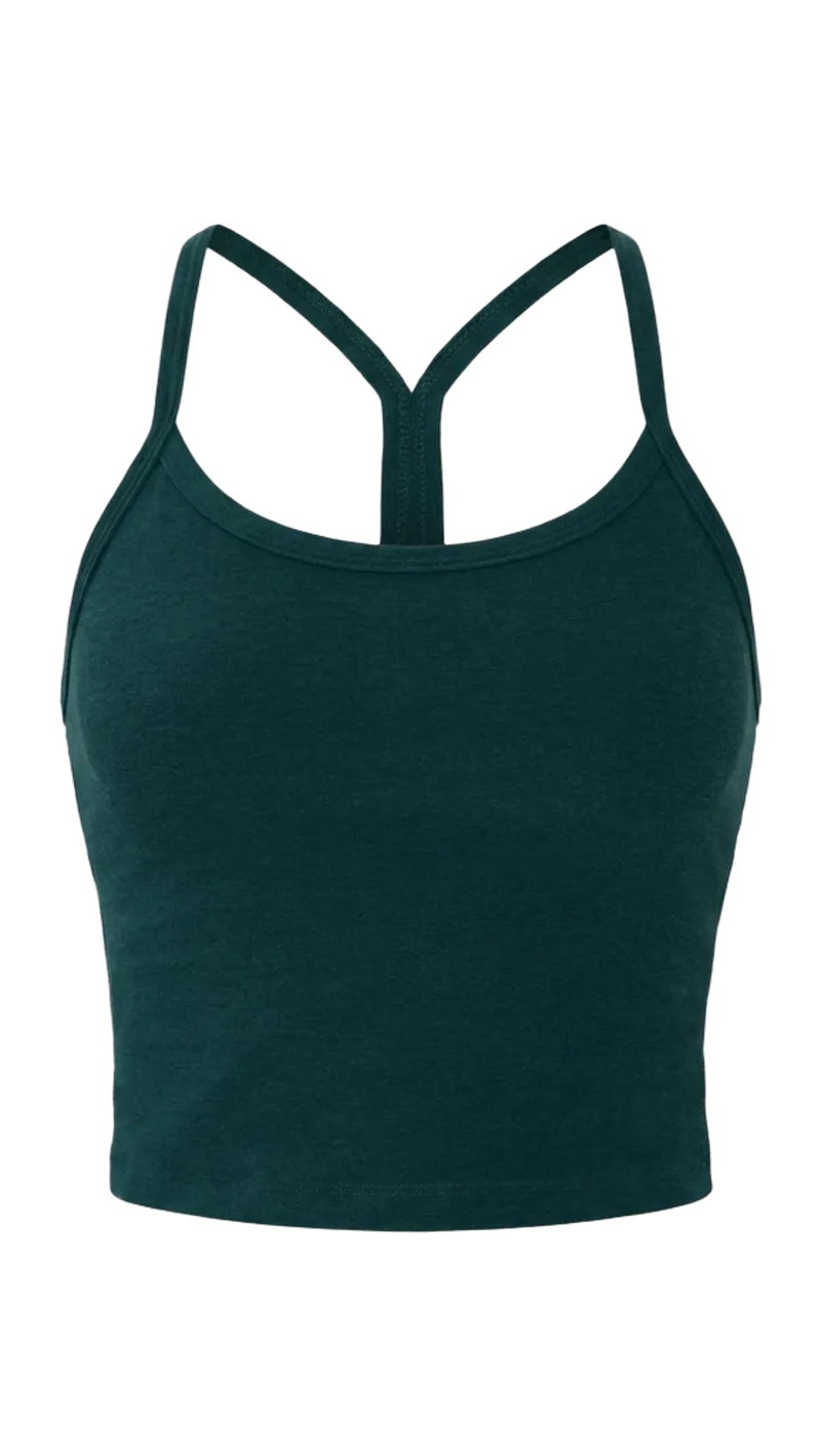 Spacedye Slim Racerback Cropped Tank