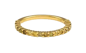 Natural Color Petite Eternity Band