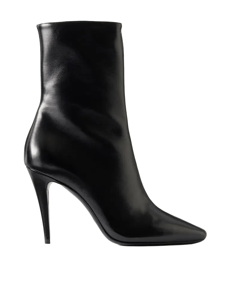 Capucine 95 leather ankle boots