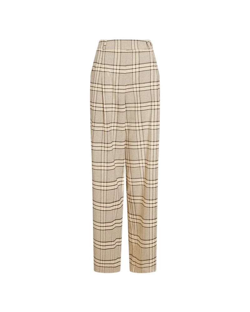 Adler Pant in Wheat/Deep Redwood Multi