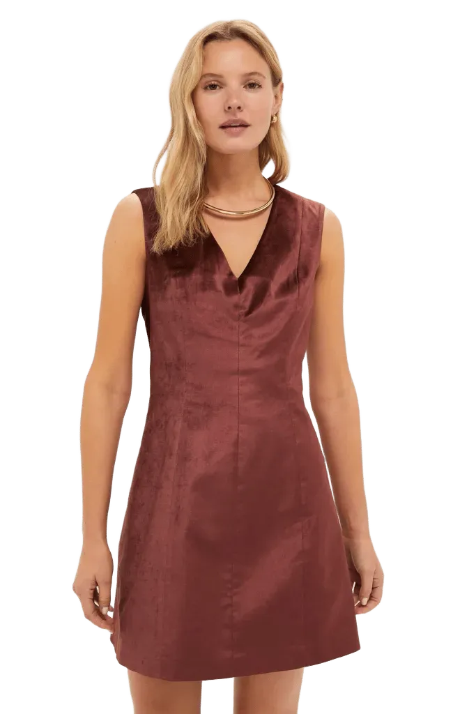 Chocolate Velvet Mercer Dress