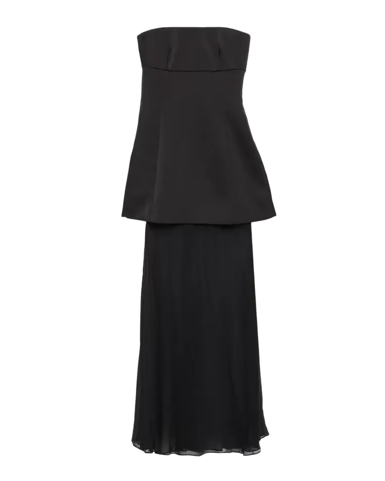 Avidan Sheer-Skirt Gown