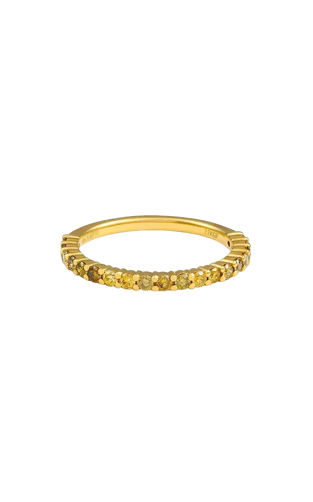 Fancy Color Diamond Petite Eternity Band